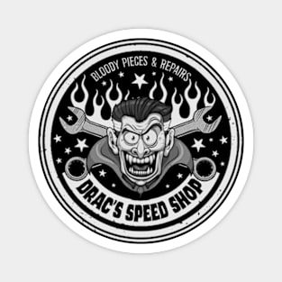 Drac's Speed Shop Magnet